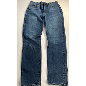 Madewell The Mid-Rise Perfect Vintage Jeans Womens Medium Wash Blue Size 27